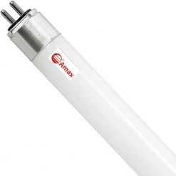 11-Watt 17.5 in. Linear T5 Fluorescent Tube Light Bulb Cool White (4100K) by AMAX LIGHTING