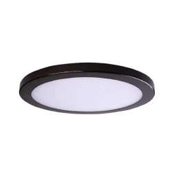 LED Platter 9 in. Canless 4000K New Construction and Remodel Integrated LED Recessed Light Kit with Bronze Trim by AMAX LIGHTING