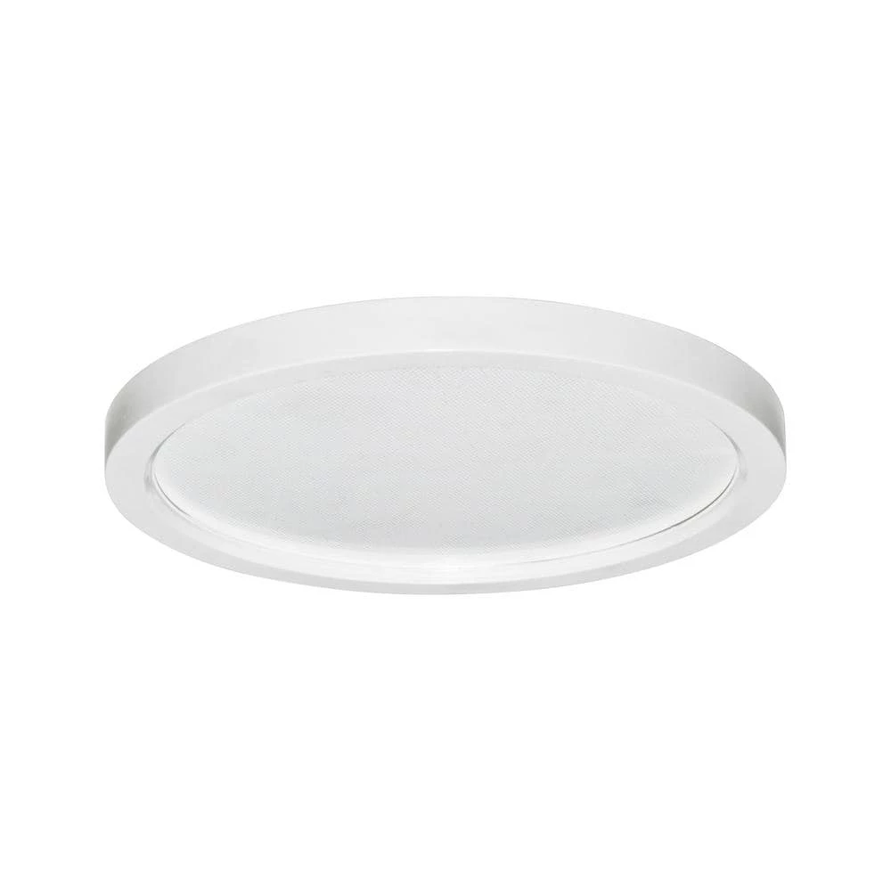 Round Slim Disk Length 5.5 in White Integrated LED Recessed Trim Kit Round Fixture 3000K Warm White New Construction by AMAX LIGHTING 3 Round Slim Disk Length 5.5 in White Integrated LED Recessed Trim Kit Round Fixture 3000K Warm White New Construction by AMAX LIGHTING