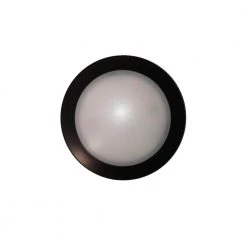 Round Disk Light Length 6 in. Bronze Round Fixture 3000K Warm White New Construction Recessed Integrated Led Trim Kit by AMAX LIGHTING