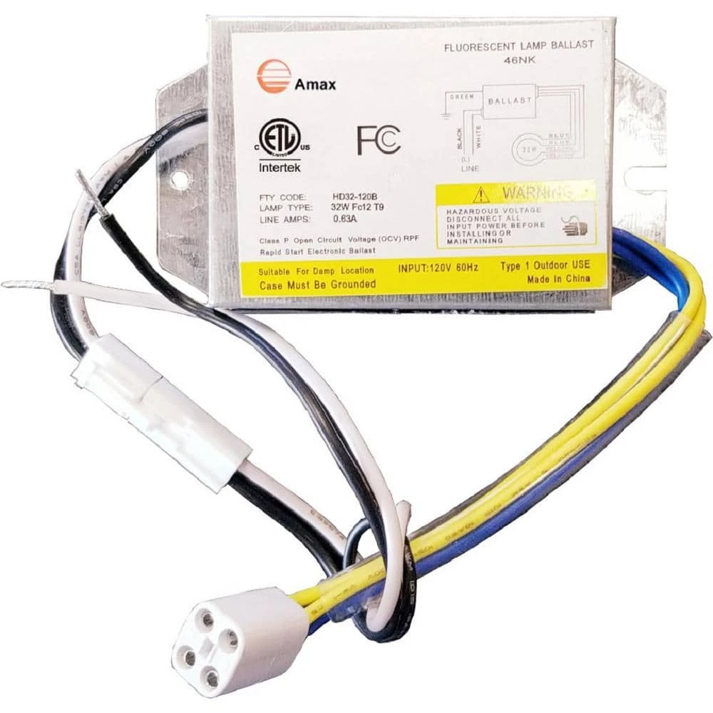 120-Volt 4.31 in. Electronic Ballast 1 Lamp FC12T9/T5 by AMAX LIGHTING 3 120-Volt 4.31 in. Electronic Ballast 1 Lamp FC12T9/T5 by AMAX LIGHTING