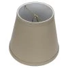 5 in. Top Diameter x 8 in. Bottom Diameter x 7 in. Slant Linen Stone Empire Lamp Shade by FenchelShades.com