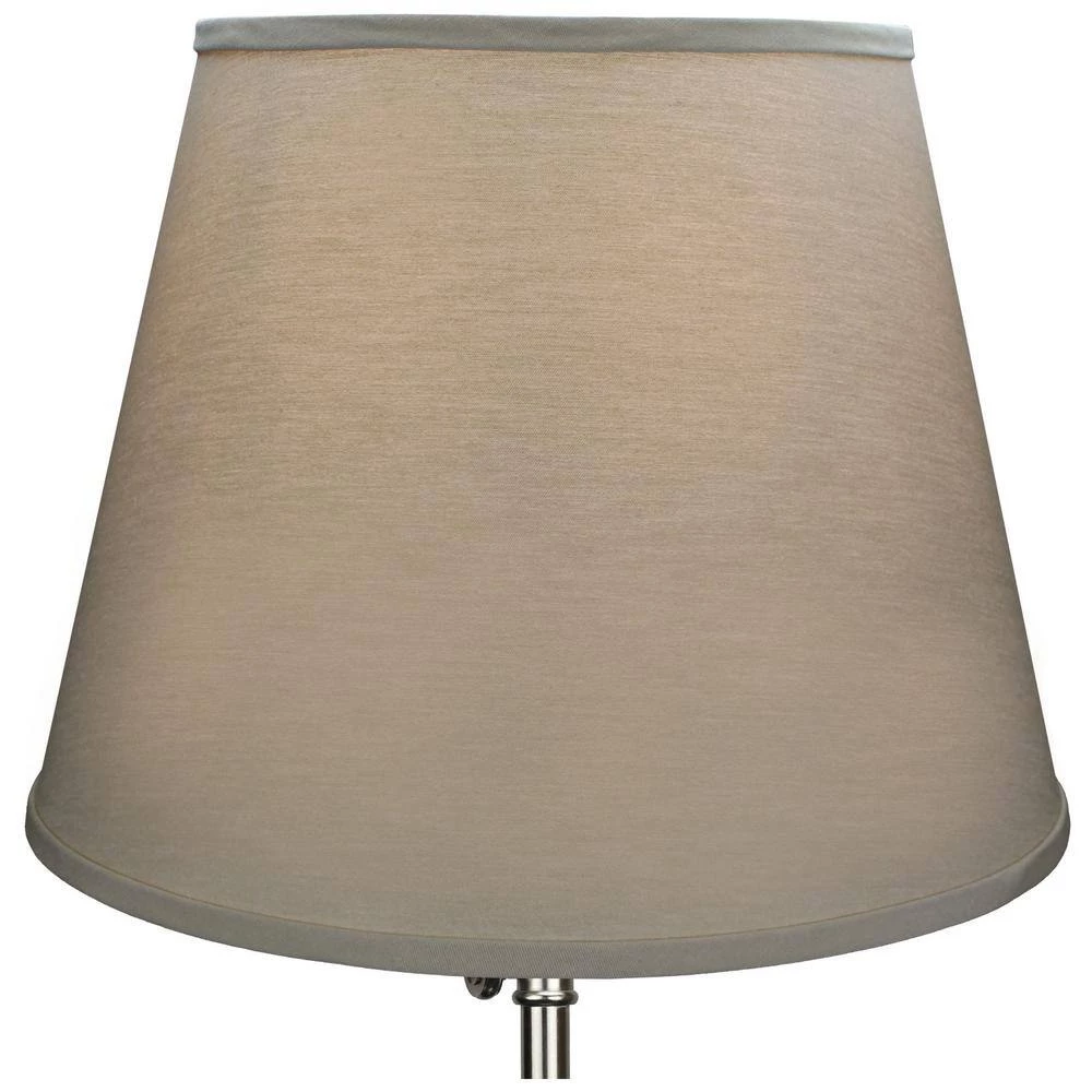 11 in. Top Diameter x 17 in. Bottom Diameter x 13 in. Slant Designer Chintz Tan Empire Lamp Shade by FenchelShades.com 5 11 in. Top Diameter x 17 in. Bottom Diameter x 13 in. Slant Designer Chintz Tan Empire Lamp Shade by FenchelShades.com - Image 3