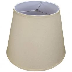 11 in. Top Diameter x 17 in. Bottom Diameter x 13 in. Slant Designer Chintz Tan Empire Lamp Shade by FenchelShades.com