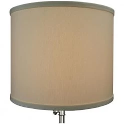 Fenchel Shades 12 in. Top Diameter x 12 in. Bottom Diameter x 10 in. Height, Drum Lamp Shade - Designer Chintz Cream by FenchelShades.com -AMAX LIGHTING Shop beige bisque nickel fenchelshades com lamp shades 12 12 10 e2rise dc cre 4f 1000