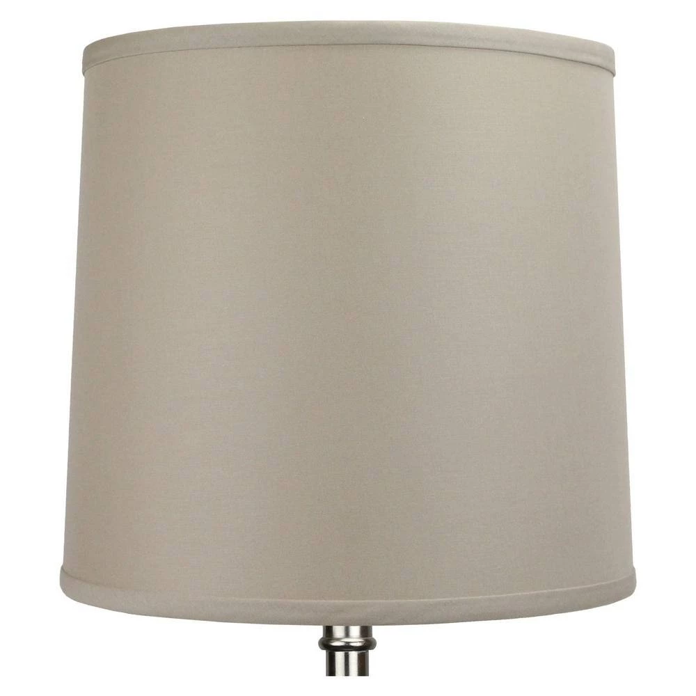 12 in. Top Diameter x 13 in. Bottom Diameter x 12 in. Linen Stone Slant Empire Lamp Shade by FenchelShades.com 4 12 in. Top Diameter x 13 in. Bottom Diameter x 12 in. Linen Stone Slant Empire Lamp Shade by FenchelShades.com - Image 2