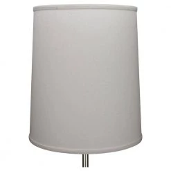 Fenchel Shades 13 in. Top Diameter x 15 in. Bottom Diameter x 17 in. Slant, Linen Homespun Beige Empire Lamp Shade by FenchelShades.com -AMAX LIGHTING Shop beige bisque nickel fenchelshades com lamp shades 13 15 17 w l hom c3 1000