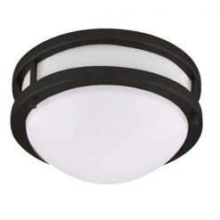 JR 10 in. Black Indoor LED Flush Mount by AMAX LIGHTING -AMAX LIGHTING Shop black amax lighting flush mount lights led jr001l blk 1d 1000