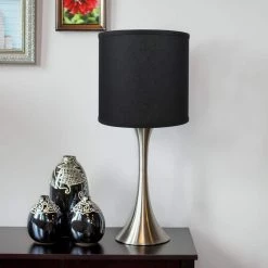 10 in. Top Diameter x 10 in. H x 10 in. Bottom Diameter Linen Black Drum Lamp Shade by FenchelShades.com 13 10 in. Top Diameter x 10 in. H x 10 in. Bottom Diameter Linen Black Drum Lamp Shade by FenchelShades.com -AMAX LIGHTING Shop black nickel fenchelshades com lamp shades 10 10 10 w l bla 31 1000