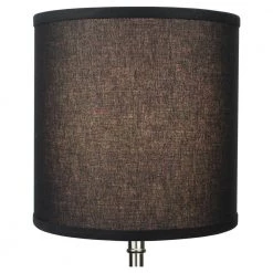 10 in. Top Diameter x 10 in. H x 10 in. Bottom Diameter Linen Black Drum Lamp Shade by FenchelShades.com 10 10 in. Top Diameter x 10 in. H x 10 in. Bottom Diameter Linen Black Drum Lamp Shade by FenchelShades.com -AMAX LIGHTING Shop black nickel fenchelshades com lamp shades 10 10 10 w l bla 4f 1000