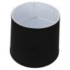 11 in. Top Diameter x 13 in. Bottom Diameter x 11 in. Slant, Linen Black Empire Lamp Shade by FenchelShades.com -AMAX LIGHTING Shop black nickel fenchelshades com lamp shades 11 13 11 w l bla 64 1000