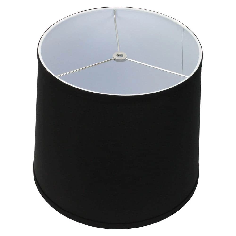 11 in. Top Diameter x 13 in. Bottom Diameter x 11 in. Slant, Linen Black Empire Lamp Shade by FenchelShades.com 3 11 in. Top Diameter x 13 in. Bottom Diameter x 11 in. Slant, Linen Black Empire Lamp Shade by FenchelShades.com