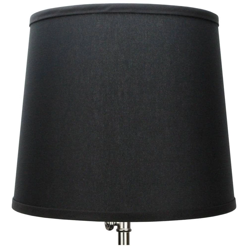 11 in. Top Diameter x 13 in. Bottom Diameter x 11 in. Slant, Linen Black Empire Lamp Shade by FenchelShades.com 4 11 in. Top Diameter x 13 in. Bottom Diameter x 11 in. Slant, Linen Black Empire Lamp Shade by FenchelShades.com - Image 2