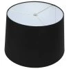 Fenchel Shades 13 in. Top Diameter x 15 in. Bottom Diameter x 10 in. Slant, Empire Lamp Shade - Linen Black by FenchelShades.com -AMAX LIGHTING Shop black nickel fenchelshades com lamp shades 13 15 10 w l bla re 64 1000