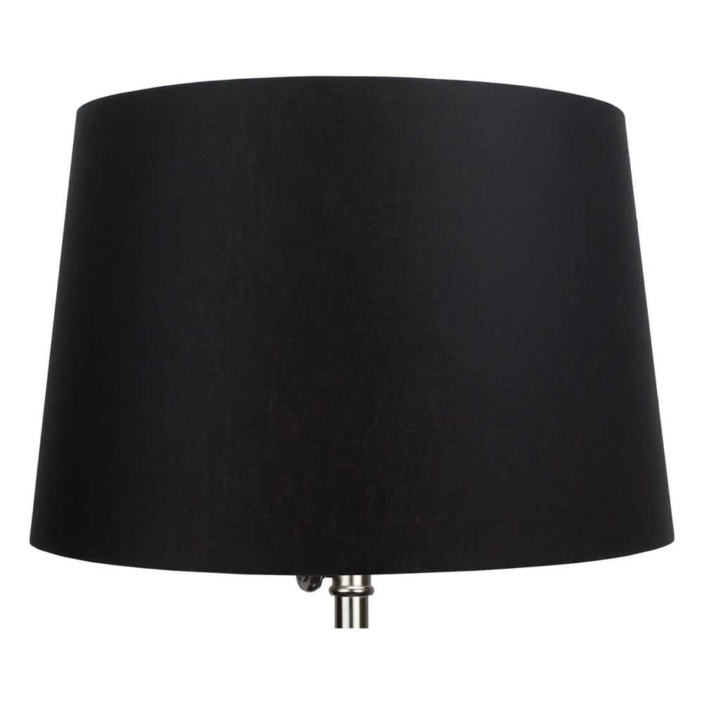 Fenchel Shades 13 in. Top Diameter x 15 in. Bottom Diameter x 10 in. Slant, Empire Lamp Shade - Linen Black by FenchelShades.com 4 Fenchel Shades 13 in. Top Diameter x 15 in. Bottom Diameter x 10 in. Slant, Empire Lamp Shade - Linen Black by FenchelShades.com - Image 2