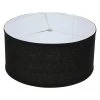 17 in. Top Diameter x 17 in. Bottom Diameter x 8 in. H Designer Linen Black Drum Lamp Shade by FenchelShades.com -AMAX LIGHTING Shop black nickel fenchelshades com lamp shades 17 17 8 w dl bla 64 1000