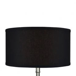 17 in. Top Diameter x 17 in. Bottom Diameter x 9 in. H Linen Black Drum Lamp Shade by FenchelShades.com 9 17 in. Top Diameter x 17 in. Bottom Diameter x 9 in. H Linen Black Drum Lamp Shade by FenchelShades.com -AMAX LIGHTING Shop black nickel fenchelshades com lamp shades 17 17 9 w l bla 4f 1000