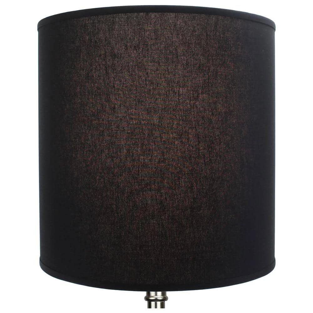 Fenchel Shades 18 in. Top Diameter x 18 in. Bottom Diameter x 18 in. Height Drum Lamp Shade - Linen Black by FenchelShades.com 5 Fenchel Shades 18 in. Top Diameter x 18 in. Bottom Diameter x 18 in. Height Drum Lamp Shade - Linen Black by FenchelShades.com - Image 3
