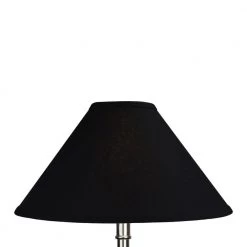 18 in. W x 9 in. H Black/Nickel Hardware Coolie Lamp Shade by FenchelShades.com -AMAX LIGHTING Shop black nickel fenchelshades com lamp shades 5 18 11 w l bla 4f 1000