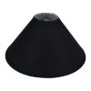 18 in. W x 9 in. H Black/Nickel Hardware Coolie Lamp Shade by FenchelShades.com 2 18 in. W x 9 in. H Black/Nickel Hardware Coolie Lamp Shade by FenchelShades.com -AMAX LIGHTING Shop black nickel fenchelshades com lamp shades 5 18 11 w l bla 64 1000