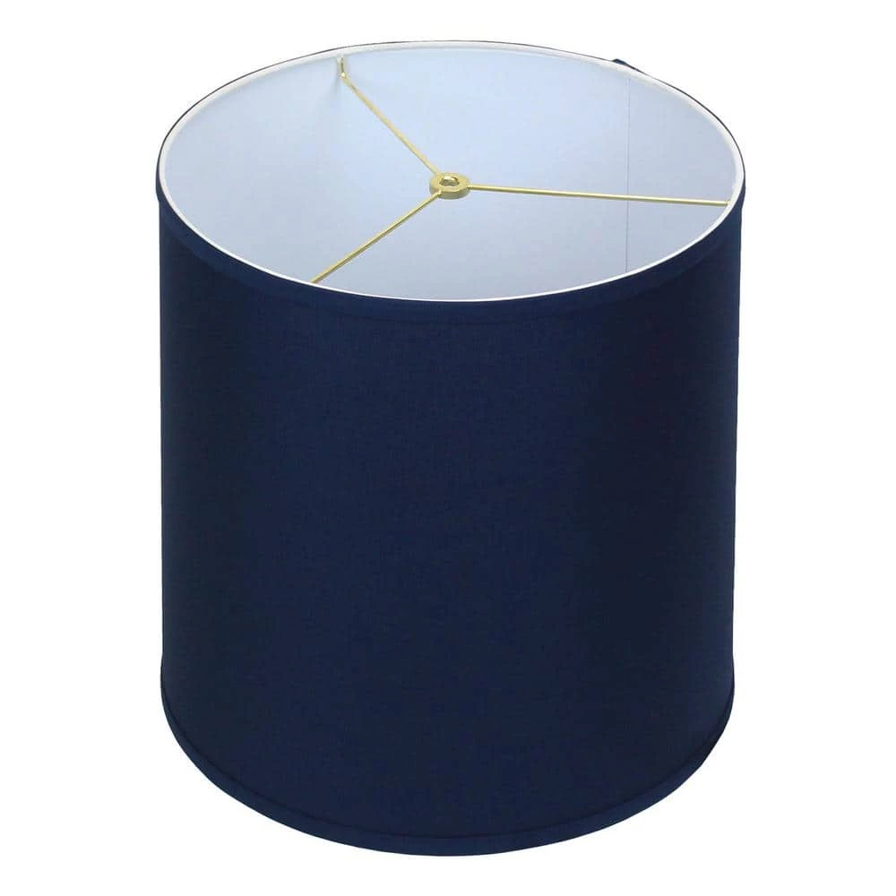 Fenchel Shades 14 in. Top Diameter x 15 in. Bottom Diameter x 15 in. Slant, Empire Lamp Shade - Linen Navy Blue by FenchelShades.com 3 Fenchel Shades 14 in. Top Diameter x 15 in. Bottom Diameter x 15 in. Slant, Empire Lamp Shade - Linen Navy Blue by FenchelShades.com