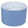 18 in. Top Diameter x 18 in. Bottom Diameter x 11 in. H Linen Periwinkle Drum Lamp Shade by FenchelShades.com -AMAX LIGHTING Shop blue brass fenchelshades com lamp shades 18 18 11 wbr l periw 64 1000
