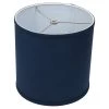 10 in. Top Diameter x 10 in. H x 10 in. Bottom Diameter Linen Navy Blue Drum Lamp Shade by FenchelShades.com -AMAX LIGHTING Shop blue nickel fenchelshades com lamp shades 10 10 10 w l nav 64 1000