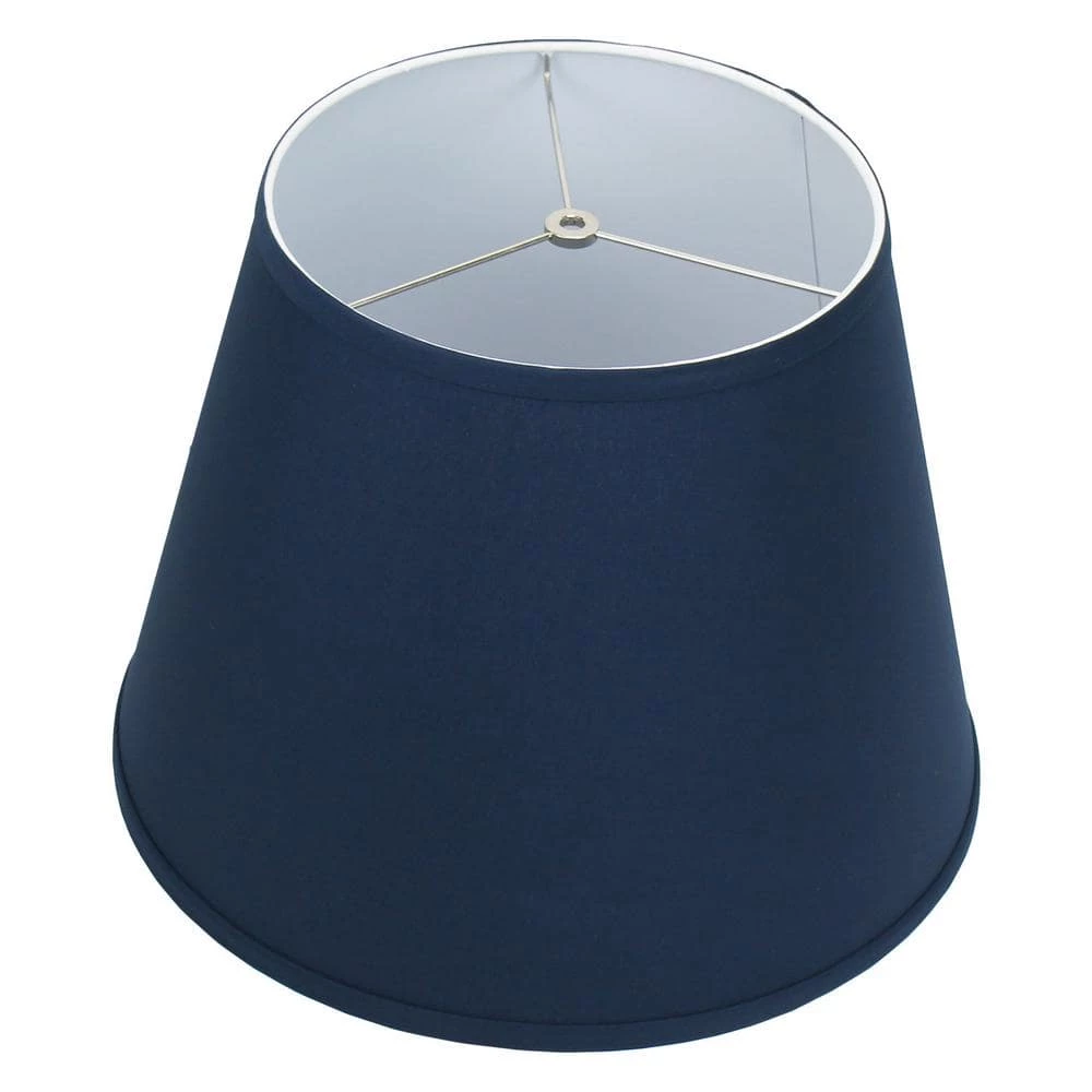 11 in. Top Diameter x 17 in. Bottom Diameter x 13 in. Slant Linen Navy Blue Empire Lamp Shade by FenchelShades.com 3 11 in. Top Diameter x 17 in. Bottom Diameter x 13 in. Slant Linen Navy Blue Empire Lamp Shade by FenchelShades.com
