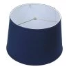 Fenchel Shades 13 in. Top Diameter x 15 in. Bottom Diameter x 10 in. Slant, Empire Lamp Shade - Linen Navy Blue by FenchelShades.com -AMAX LIGHTING Shop blue nickel fenchelshades com lamp shades 13 15 10 w l nav 64 1000