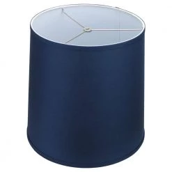 Fenchel Shades 13 in. Top Diameter x 15 in. Bottom Diameter x 15 in. Slant, Empire Lamp Shade - Linen Navy Blue by FenchelShades.com