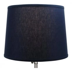 16 in. x 12 in. Linen Navy Blue Empire Lamp Shade by FenchelShades.com 9 16 in. x 12 in. Linen Navy Blue Empire Lamp Shade by FenchelShades.com -AMAX LIGHTING Shop blue nickel fenchelshades com lamp shades 14 16 12 w l nav 4f 1000