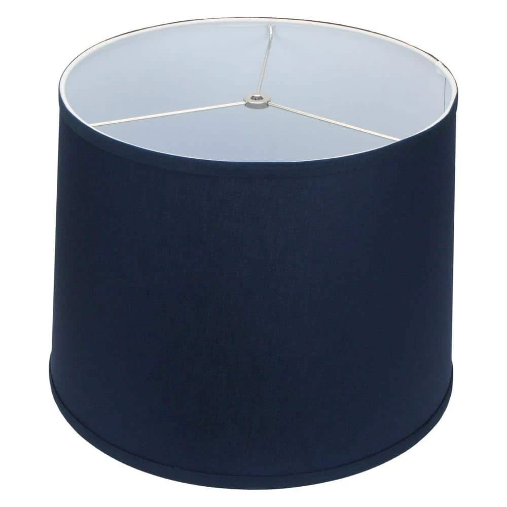 16 in. x 12 in. Linen Navy Blue Empire Lamp Shade by FenchelShades.com 3 16 in. x 12 in. Linen Navy Blue Empire Lamp Shade by FenchelShades.com