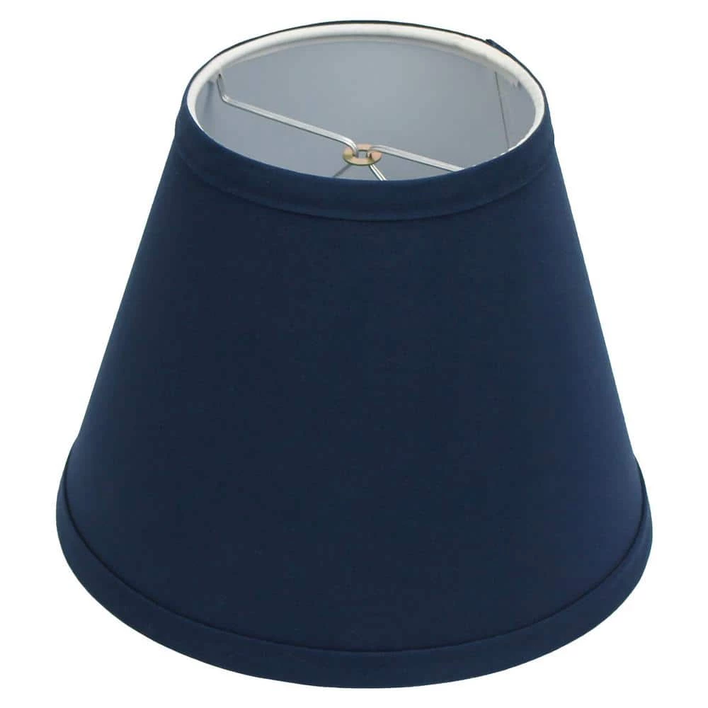 5 in. Top Diameter x 9 in. Bottom Diameter x 7 in. Slant Linen Navy Blue Empire Lamp Shade by FenchelShades.com 3 5 in. Top Diameter x 9 in. Bottom Diameter x 7 in. Slant Linen Navy Blue Empire Lamp Shade by FenchelShades.com