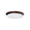 Classic 17 in. Array-Light Bronze LED Flush Mount by AMAX LIGHTING