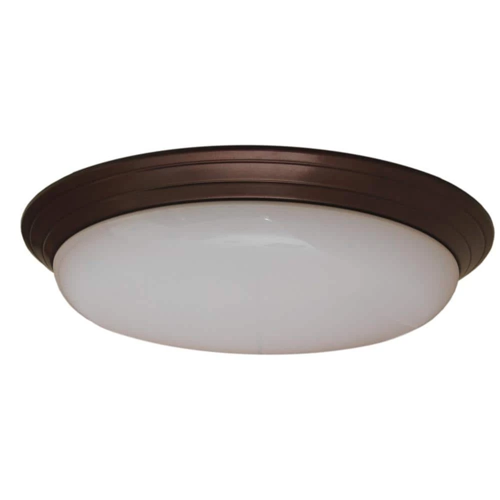 Classic 17 in. Array-Light Bronze LED Flush Mount by AMAX LIGHTING 4 Classic 17 in. Array-Light Bronze LED Flush Mount by AMAX LIGHTING - Image 2