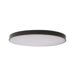 Convex 9 in. 1-Light Bronze LED Flush Mount by AMAX LIGHTING