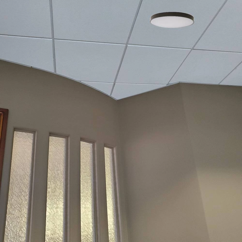 Convex 9 in. 1-Light Bronze LED Flush Mount by AMAX LIGHTING 4 Convex 9 in. 1-Light Bronze LED Flush Mount by AMAX LIGHTING - Image 2