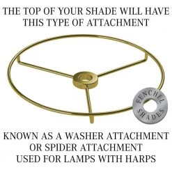 Fenchel Shades 14 in. Top Diameter x 15 in. Bottom Diameter x 15 in. Slant, Empire Lamp Shade - Linen Earth by FenchelShades.com -AMAX LIGHTING Shop brown tan brass fenchelshades com lamp shades 14 15 15 wbr l ear 1f 1000