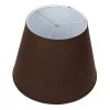 11 in. Top Diameter x 17 in. Bottom Diameter x 13 in. Slant Linen Coffee Empire Lamp Shade by FenchelShades.com -AMAX LIGHTING Shop brown tan nickel fenchelshades com lamp shades 11 17 13 w l cof 64 1000