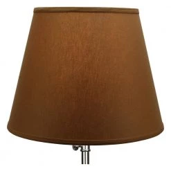 11 in. Top Diameter x 17 in. Bottom Diameter x 13 in. Slant Linen Earth Empire Lamp Shade by FenchelShades.com -AMAX LIGHTING Shop brown tan nickel fenchelshades com lamp shades 11 17 13 w l ear 4f 1000