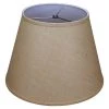 11 in. Top Diameter x 18 in. Bottom Diameter x 13 in. Slant Burlap Natural Empire Lamp Shade by FenchelShades.com