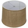 Fenchel Shades 13 in. Top Diameter x 15 in. Bottom Diameter x 10 in. Slant, Empire Lamp Shade - Burlap Natural by FenchelShades.com 1 Fenchel Shades 13 in. Top Diameter x 15 in. Bottom Diameter x 10 in. Slant, Empire Lamp Shade - Burlap Natural by FenchelShades.com -AMAX LIGHTING Shop brown tan nickel fenchelshades com lamp shades 13 15 10 w b nat 64 1000