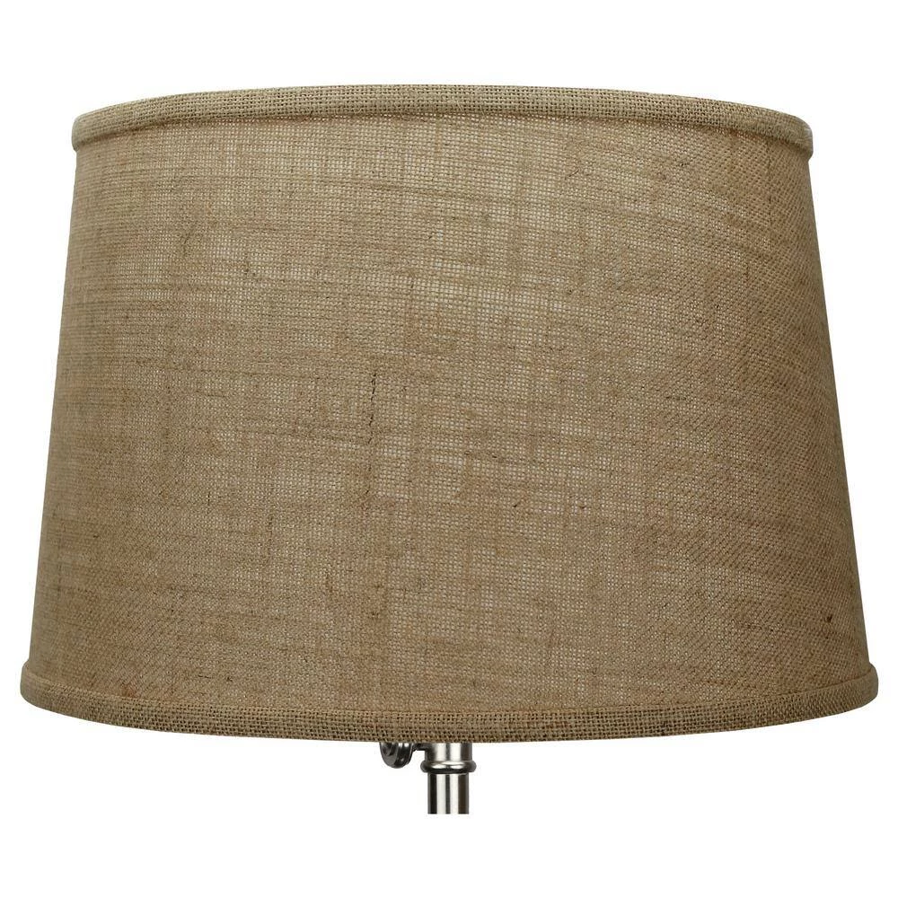 Fenchel Shades 13 in. Top Diameter x 15 in. Bottom Diameter x 10 in. Slant, Empire Lamp Shade - Burlap Natural by FenchelShades.com 4 Fenchel Shades 13 in. Top Diameter x 15 in. Bottom Diameter x 10 in. Slant, Empire Lamp Shade - Burlap Natural by FenchelShades.com - Image 2