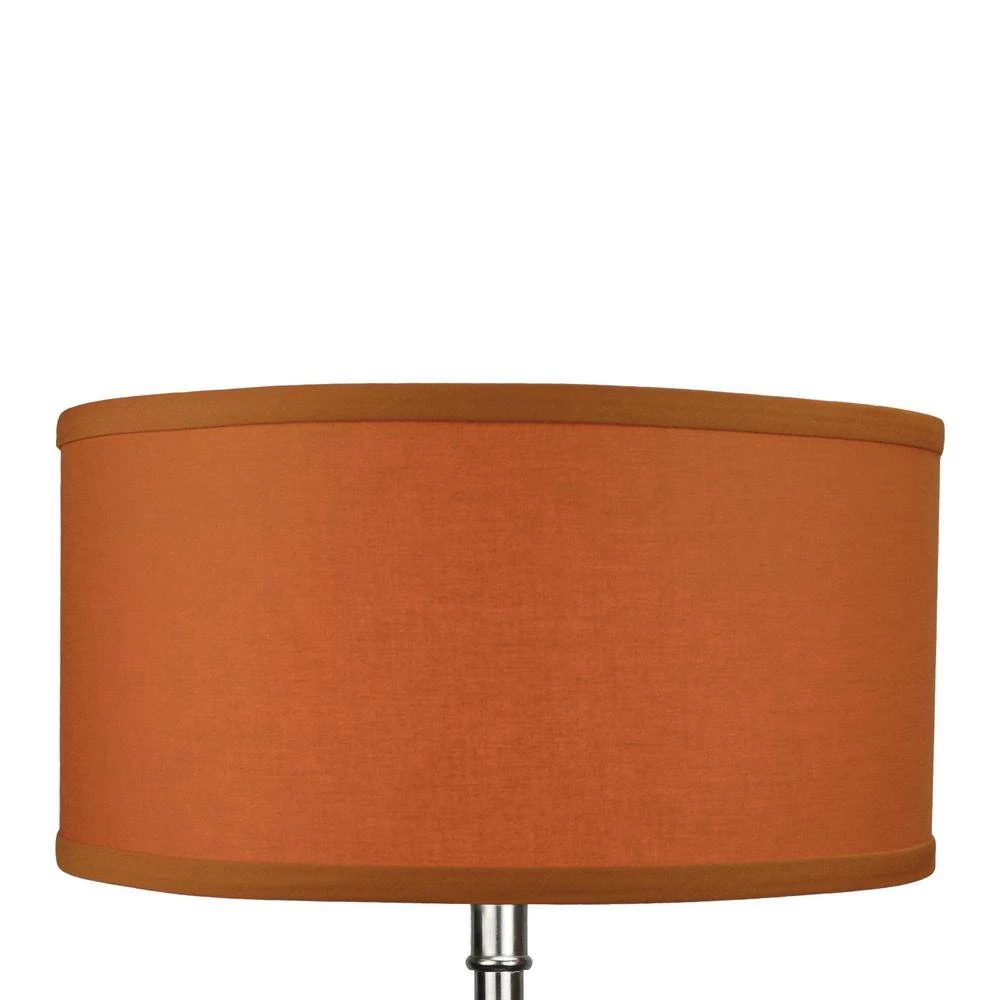 Fenchel Shades 14 in. Top Diameter x 14 in. Bottom Diameter x 7 in. Height, Drum Lamp Shade - Linen Gold by FenchelShades.com 5 Fenchel Shades 14 in. Top Diameter x 14 in. Bottom Diameter x 7 in. Height, Drum Lamp Shade - Linen Gold by FenchelShades.com - Image 3