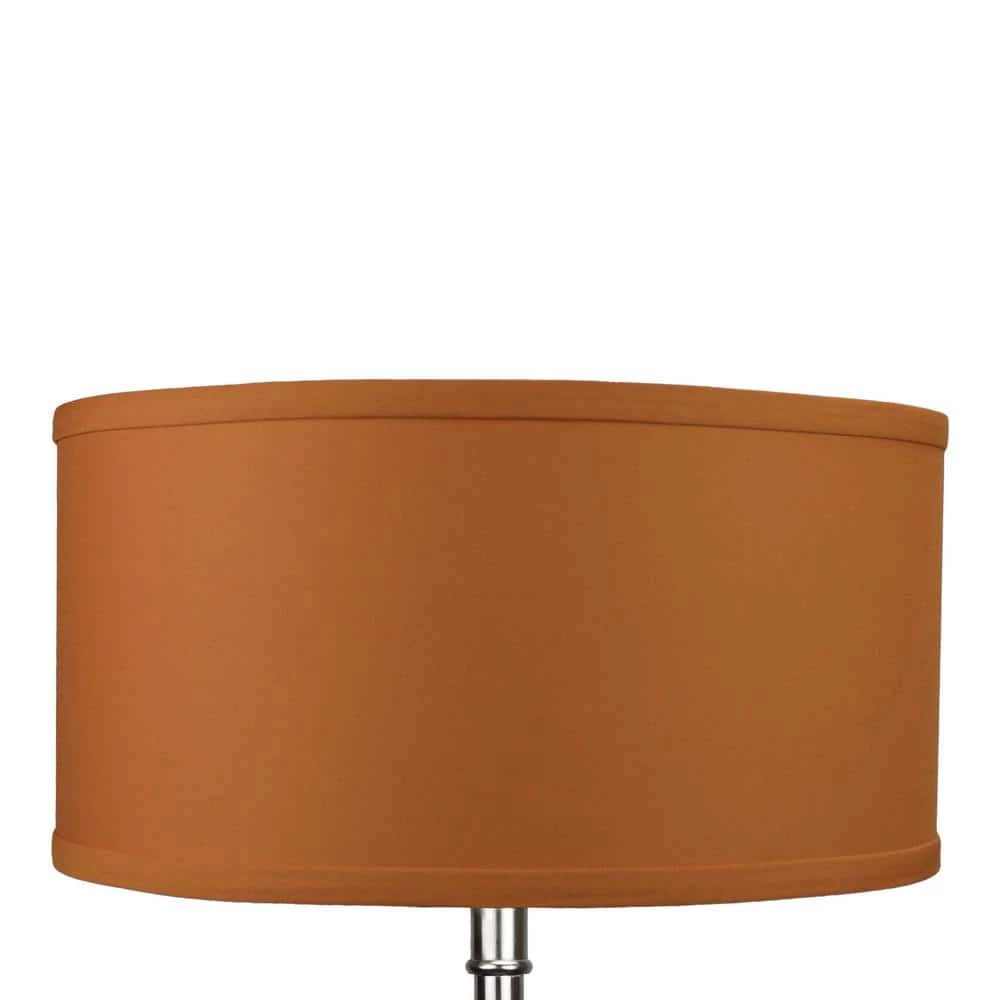 Fenchel Shades 14 in. Top Diameter x 14 in. Bottom Diameter x 7 in. Height, Drum Lamp Shade - Linen Gold by FenchelShades.com 4 Fenchel Shades 14 in. Top Diameter x 14 in. Bottom Diameter x 7 in. Height, Drum Lamp Shade - Linen Gold by FenchelShades.com - Image 2