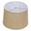 Fenchel Shades 14 in. Top Diameter x 16 in. Bottom Diameter x 11 in. Slant, Empire Lamp Shade - Burlap Natural by FenchelShades.com -AMAX LIGHTING Shop brown tan nickel fenchelshades com lamp shades 14 16 11 w b nat 64 1000
