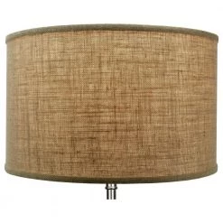 18 in. Top Diameter x 18 in. Bottom Diameter x 12 in. H Burlap Natural Drum Lamp Shade by FenchelShades.com 9 18 in. Top Diameter x 18 in. Bottom Diameter x 12 in. H Burlap Natural Drum Lamp Shade by FenchelShades.com -AMAX LIGHTING Shop brown tan nickel fenchelshades com lamp shades 18 18 12 w b nat 4f 1000