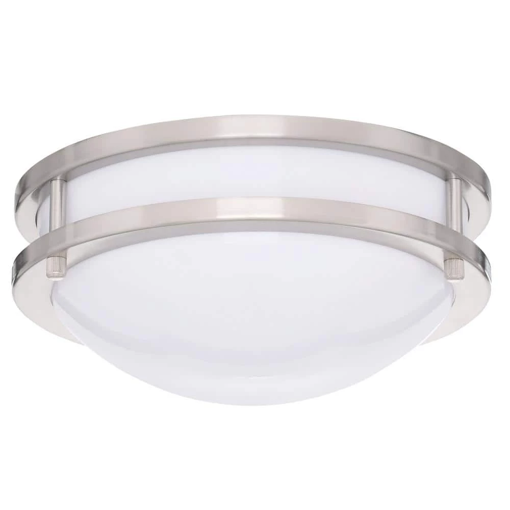 JR Brushed Nickel Indoor LED Flush Mount by AMAX LIGHTING 5 JR Brushed Nickel Indoor LED Flush Mount by AMAX LIGHTING - Image 3