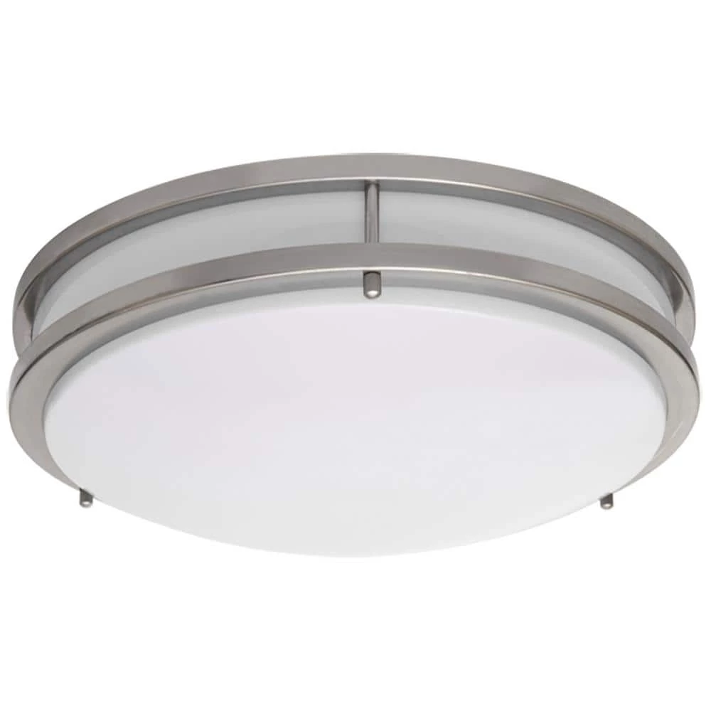 JR Brushed Nickel Indoor LED Flush Mount by AMAX LIGHTING 8 JR Brushed Nickel Indoor LED Flush Mount by AMAX LIGHTING - Image 6