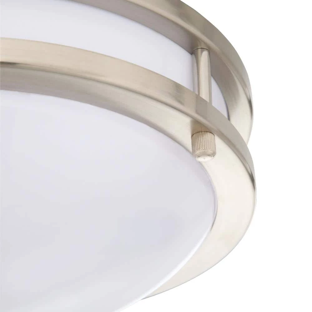 JR Brushed Nickel Indoor LED Flush Mount by AMAX LIGHTING 4 JR Brushed Nickel Indoor LED Flush Mount by AMAX LIGHTING - Image 2